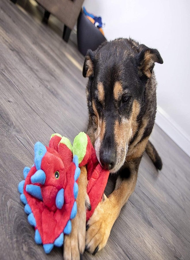 Nutra Pet Dinos Frills Dog Toy | Durable Plush Squeaky Toy with Chew Guard Technology™ | Tough, Soft & Interactive Play Toy for All Dog Breeds - Image 4